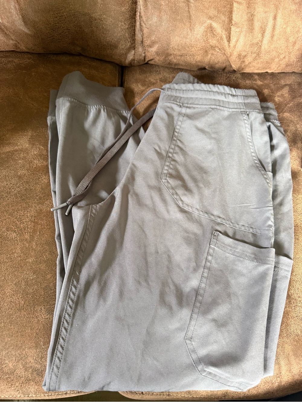 Carhartt Gray Drawstring Scrub Joggers